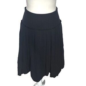 Vintage Y2K BCBG MAXAZRIA Bubble Skirt Black Medium Whimsygoth